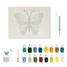 Charger l'image dans la galerie, Punch Needle Kit avec cadre - Couleurs en Vol