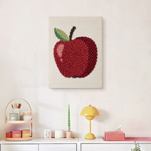 Charger l'image dans la galerie, Punch Needle Kit avec cadre - Pomme Rouge