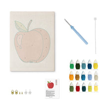 Charger l'image dans la galerie, Punch Needle Kit avec cadre - Pomme Rouge