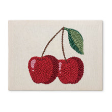 Charger l'image dans la galerie, Punch Needle Kit avec cadre - Cerises Figured'Art
