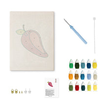 Charger l'image dans la galerie, Punch Needle Kit avec cadre - Prune Sucrée