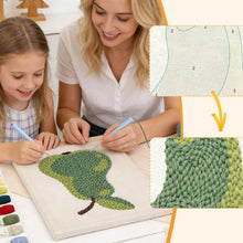 Charger l'image dans la galerie, Punch Needle Kit avec cadre - Poire Fraîche