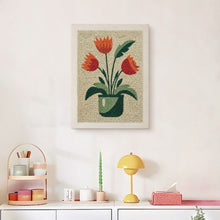 Charger l'image dans la galerie, Punch Needle Kit avec cadre - Tulipes en Fleurs