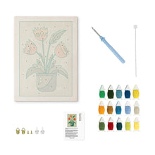 Charger l'image dans la galerie, Punch Needle Kit avec cadre - Tulipes en Fleurs