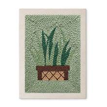 Charger l'image dans la galerie, Punch Needle Kit avec cadre - Sansevieria Figured'Art