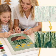 Charger l'image dans la galerie, Punch Needle Kit avec cadre - Jonquilles Ensoleillées