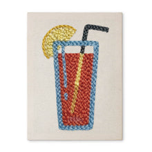 Charger l'image dans la galerie, Punch Needle Kit avec cadre - Boisson Agrumes Fraîche Figured'Art