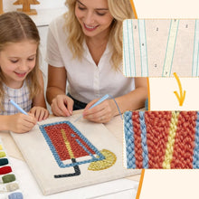 Charger l'image dans la galerie, Punch Needle Kit avec cadre - Boisson Agrumes Fraîche