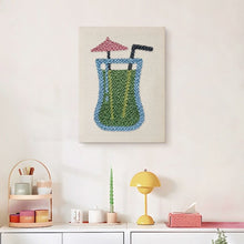 Charger l'image dans la galerie, Punch Needle Kit avec cadre - Boisson Exotique