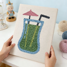 Charger l'image dans la galerie, Punch Needle Kit avec cadre - Boisson Exotique