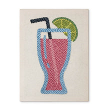 Charger l'image dans la galerie, Punch Needle Kit avec cadre - Limonade Rose Figured'Art