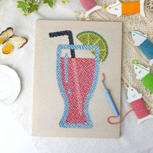 Charger l'image dans la galerie, Punch Needle Kit avec cadre - Limonade Rose