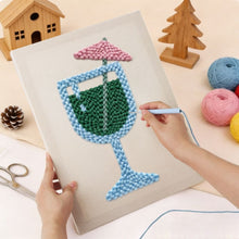 Charger l'image dans la galerie, Punch Needle Kit avec cadre - Brise Tropicale