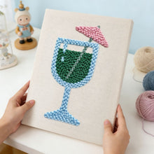 Charger l'image dans la galerie, Punch Needle Kit avec cadre - Brise Tropicale
