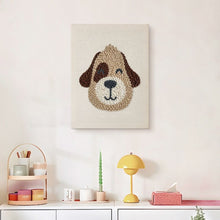 Charger l'image dans la galerie, Punch Needle Kit avec cadre - Chien Souriant