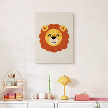Charger l'image dans la galerie, Punch Needle Kit avec cadre - Petit Lion