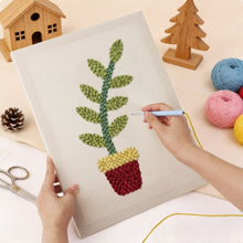 Charger l'image dans la galerie, Punch Needle Kit avec cadre - Joie en Pot