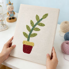 Charger l'image dans la galerie, Punch Needle Kit avec cadre - Joie en Pot