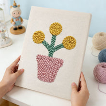 Charger l'image dans la galerie, Punch Needle Kit avec cadre - Main Verte