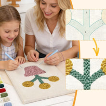 Charger l'image dans la galerie, Punch Needle Kit avec cadre - Main Verte