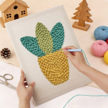 Charger l'image dans la galerie, Punch Needle Kit avec cadre - Mini Verdure