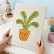 Charger l'image dans la galerie, Punch Needle Kit avec cadre - Délice Feuillu