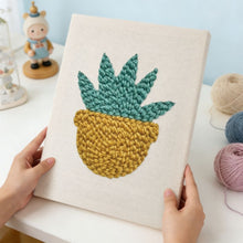 Charger l'image dans la galerie, Punch Needle Kit avec cadre - Succulente Ensoleillée 2