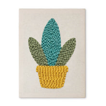 Charger l'image dans la galerie, Punch Needle Kit avec cadre - Succulente Dorée Figured'Art