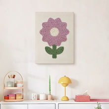 Charger l'image dans la galerie, Punch Needle Kit avec cadre - Fleur lilas