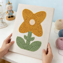 Charger l'image dans la galerie, Punch Needle Kit avec cadre - Fleur Ensoleillée