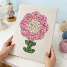 Charger l'image dans la galerie, Punch Needle Kit avec cadre - Pétales Roses