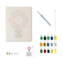 Charger l'image dans la galerie, Punch Needle Kit avec cadre - Pétales Roses