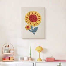 Charger l'image dans la galerie, Punch Needle Kit avec cadre - Fleur Soleil