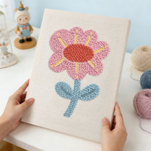 Charger l'image dans la galerie, Punch Needle Kit avec cadre - Fleur Douce
