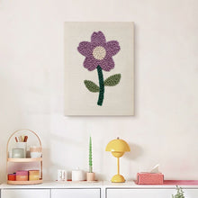 Charger l'image dans la galerie, Punch Needle Kit avec cadre - Fleur de Printemps Douce