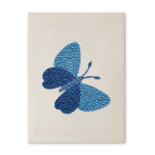 Charger l'image dans la galerie, Punch Needle Kit avec cadre - Papillon Rêve Bleu Figured'Art