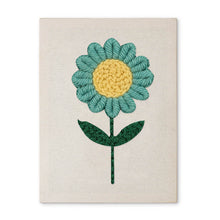 Charger l'image dans la galerie, Punch Needle Kit avec cadre - Fleur Ciel Bleu Figured'Art