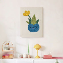 Charger l'image dans la galerie, Punch Needle Kit avec cadre - Succulente Heureuse