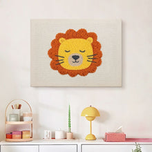 Charger l'image dans la galerie, Punch Needle Kit avec cadre - Lion Endormi