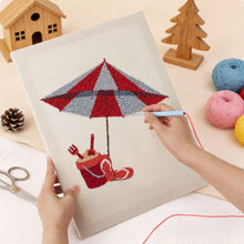 Charger l'image dans la galerie, Punch Needle Kit avec cadre - Ambiance d'Été