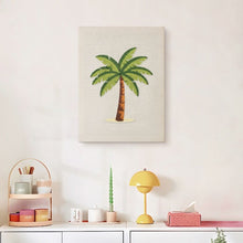 Charger l'image dans la galerie, Punch Needle Kit avec cadre - Paradis des Palmiers