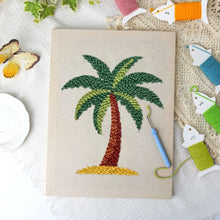 Charger l'image dans la galerie, Punch Needle Kit avec cadre - Évasion Insulaire