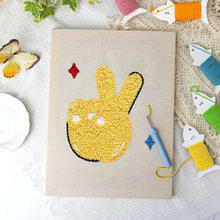Charger l'image dans la galerie, Punch Needle Kit avec cadre - Paix &amp; Lumière