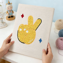 Charger l'image dans la galerie, Punch Needle Kit avec cadre - Paix &amp; Lumière