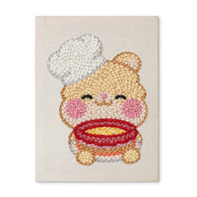 Charger l'image dans la galerie, Punch Needle Kit avec cadre - Lapin Pâtissier Figured'Art