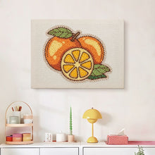 Charger l'image dans la galerie, Punch Needle Kit avec cadre - Oranges Fraîches