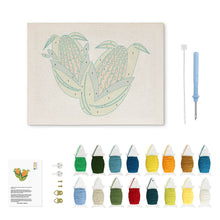 Charger l'image dans la galerie, Punch Needle Kit avec cadre - Maïs Doré