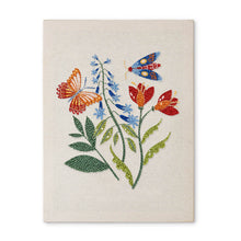 Charger l'image dans la galerie, Punch Needle Kit avec cadre - Papillon et Fleurs Figured'Art