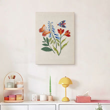 Charger l'image dans la galerie, Punch Needle Kit avec cadre - Papillon et Fleurs