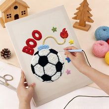 Charger l'image dans la galerie, Punch Needle Kit avec cadre - Stars du Football